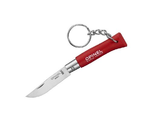 Нож-брелок Opinel №4, нержавеющая сталь, красный, 002055 002055 от прозводителя Opinel