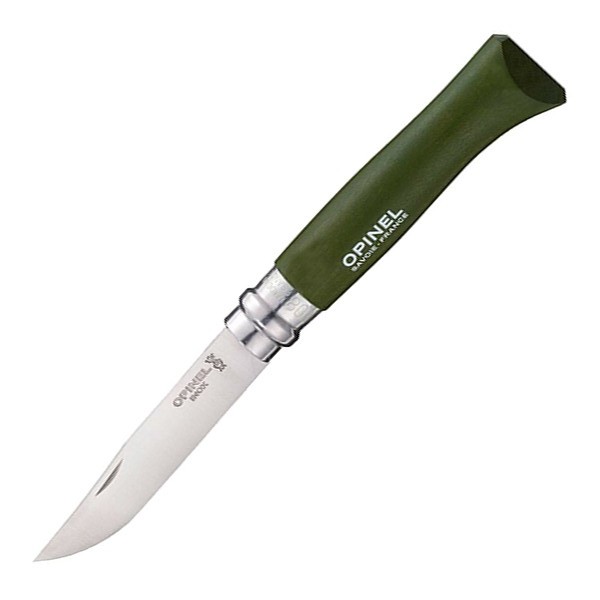 Нож Opinel №8 Trekking, нержавеющая сталь, хаки, блистер, 001980 001980 от прозводителя Opinel