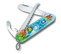 Нож My First Victorinox Dolphin Edition, 84 мм, 9 функций, голубой 0.2373.E1 от прозводителя Victorinox