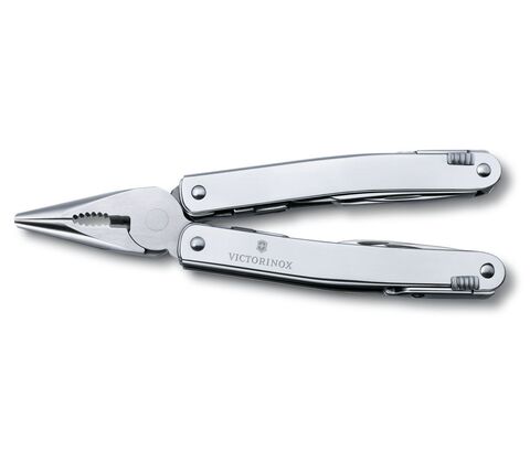 Мультитул Victorinox SwissTool Spirit X Plus, 105 мм, 35 функций, кожаный чехол 3.0235.L от прозводителя Victorinox