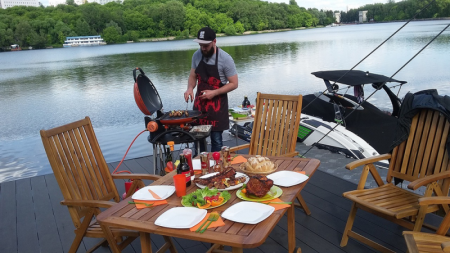 Газовый гриль O-GRILL 800T red + адаптер А 800T_RED от прозводителя O-GRILL