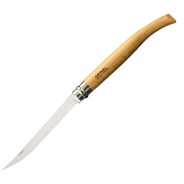 Нож филейный Opinel №15, нержавеющая сталь, рукоять из дерева бука, 000519 000519 от прозводителя Opinel
